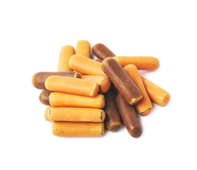 Pile of licorice stick candies