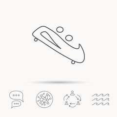 Bobsleigh icon. Two-seater bobsled sign.