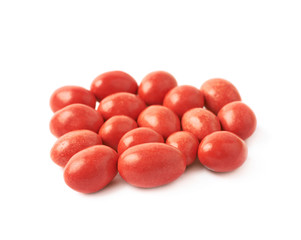 Chocolate peanut candy isolated