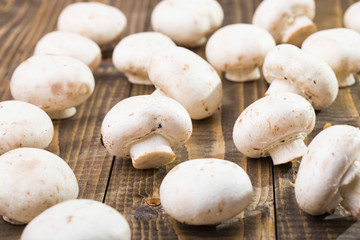 Many mushrooms