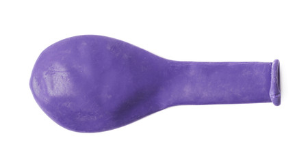 Rubber air balloon isolated