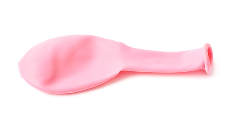 Rubber air balloon isolated