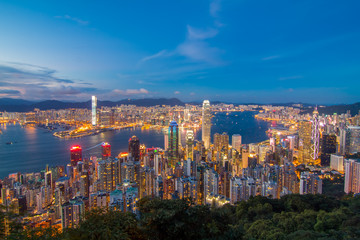 Obraz premium Hong Kong city