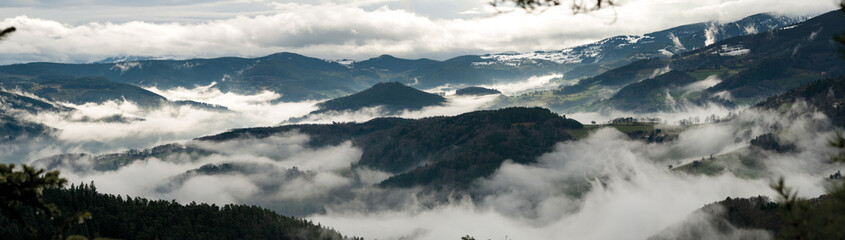 Vosges, au-dessus des nuages