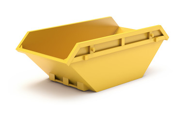 Yellow waste skip - 99835953