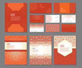 Banners and visit cards templates