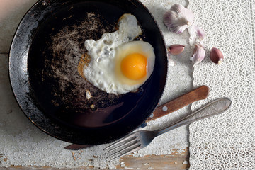 Fried eggs
