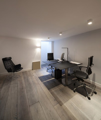 Interior, office with furniture design
