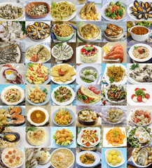Different cooked dishes