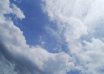 Cloud blue sky.