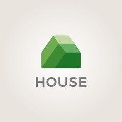 Real estate house logo icon design template elements