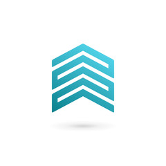 Real estate house logo icon design template elements