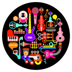 Fototapeta premium Musical instruments