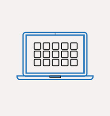 Obraz premium computer desktop icons 