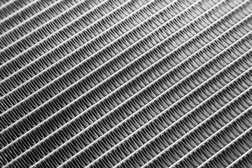 Car radiator close up