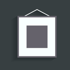 empty frame icon.vector illustration.