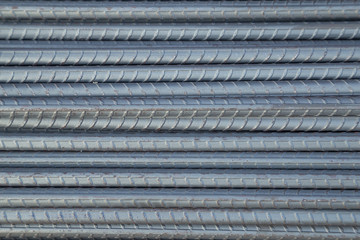 Steel rods or bars for construction