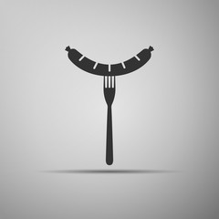 Sausage on fork icon.