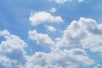 Obraz premium Cloud blue sky .