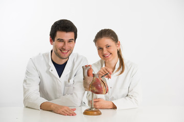 young scientists with heart