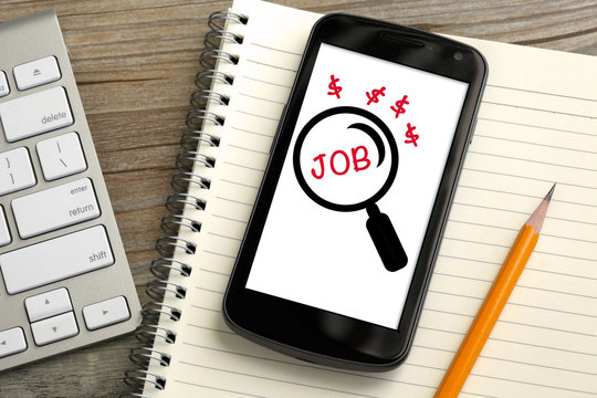 job search using mobile phone