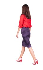 walking business woman.