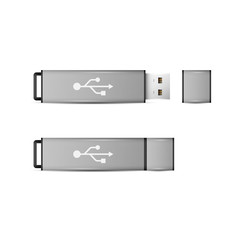 USB Flash Drive isolated on white background