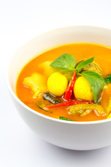 Red Thai Chicken and Bamboo Shoot Curry