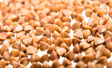 buckwheat groats close-up