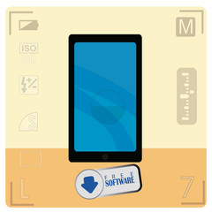 free download  illustrator over color background