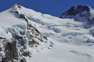 Dufourspitze on the summit of the Monte Rosa