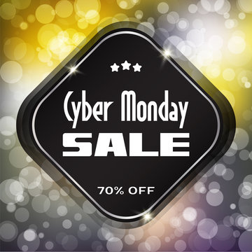 Cyber monday sale background
