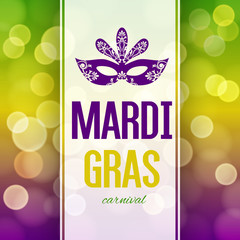 Mardi Gras carnival background - obrazy, fototapety, plakaty