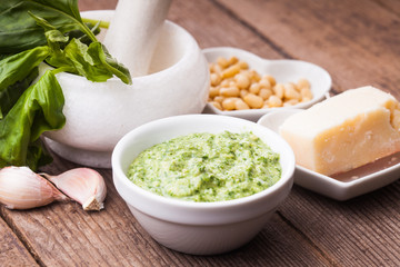 The Pesto sauce