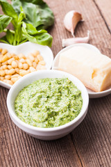 The Pesto sauce