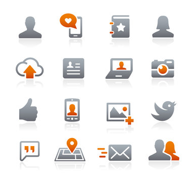 Social Web Icons -- Graphite Series