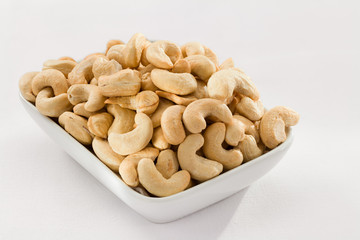 Cashew on White Background