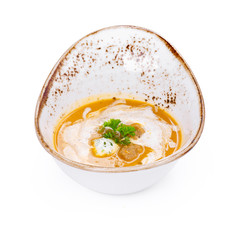 Meatballs in sauce with herbs