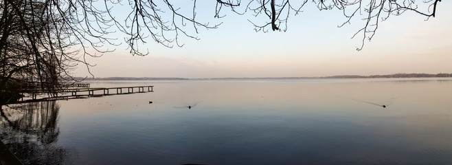 Bad Zwischenahn, evening view of the lake.