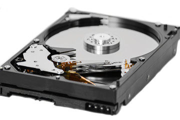 Computer hard disk drive with clipping path