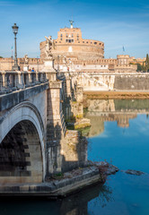 Obraz premium Château Saint Ange à Rome