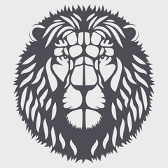 Symbol head of the lion