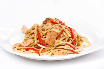 Noodles with chicken