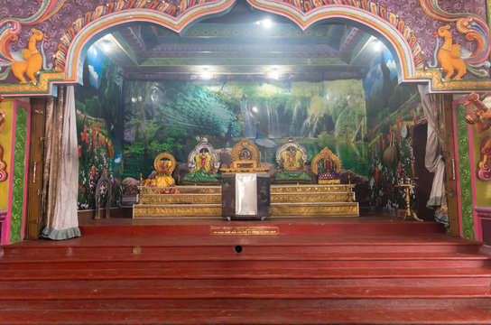 Sri Muthumariamman Kovil Temple in Matale. Interior
