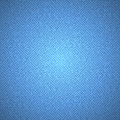Abstract background - blue maze (pattern seamless)