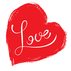 Word Love - calligraphy