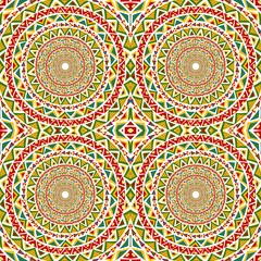 Seamless background with circular design