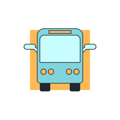 Fototapeta premium icon bus