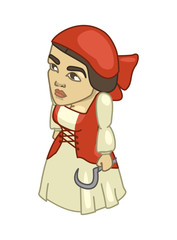 stylized image of a peasant
