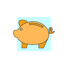 icon money piggy